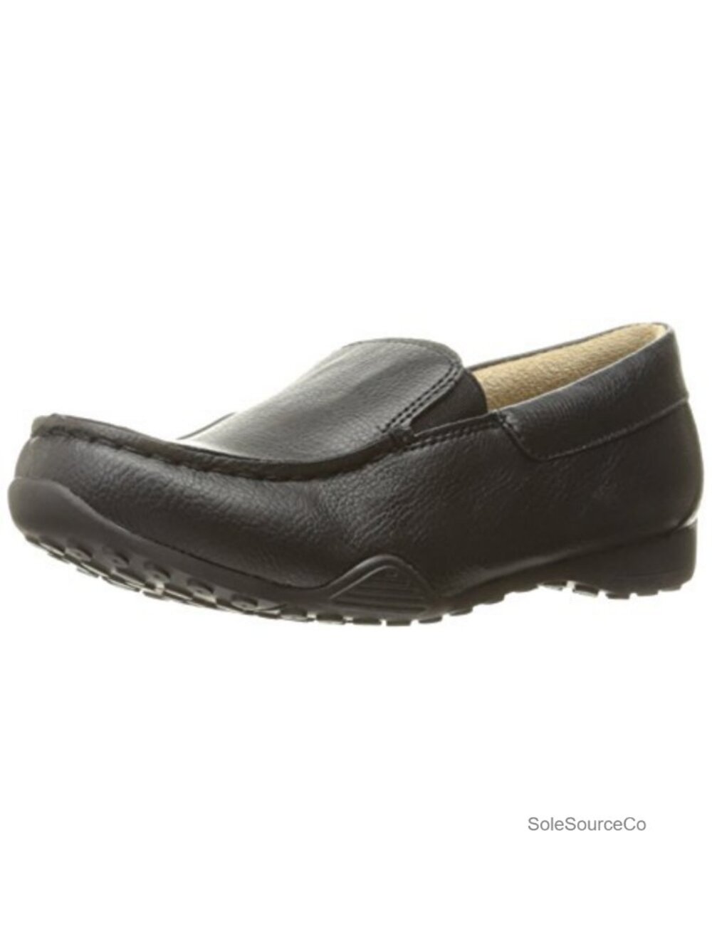 Boys Slip On Loafer Shoes Faux Suede Lined Cushioned Footbed